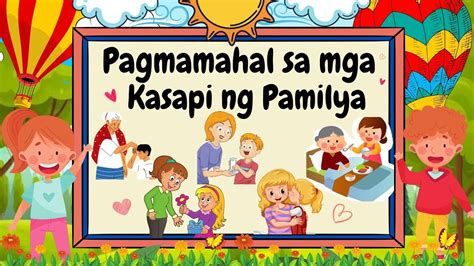 pagmamahal sa pamilya worksheet|WEEK 14 .